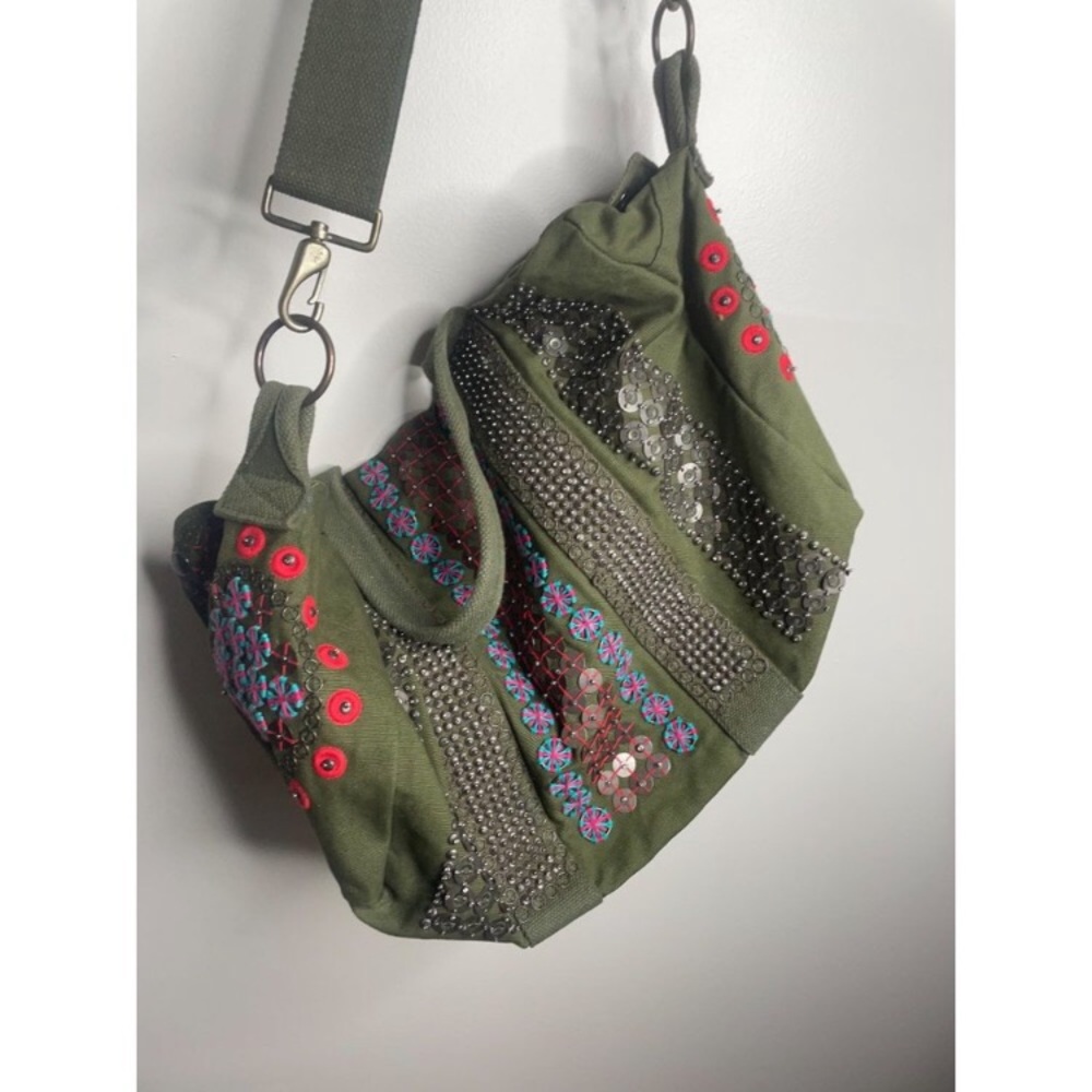 Free People x The Falls! Constellation Tote Bag In Olive NWOT! - Picture 12 of 14